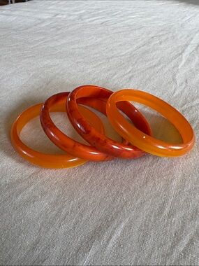 Vintage Bakelite Bangle Bracelets Set of 4